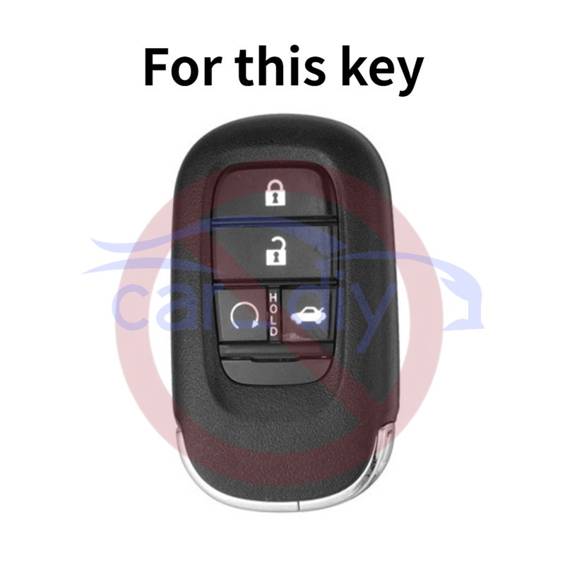 Kasus Kunci TPU Penutup Jarak Jauh Mobil Gantungan Untuk Honda Civic 2022 Cangkang Pelindung Car Remote Key Case