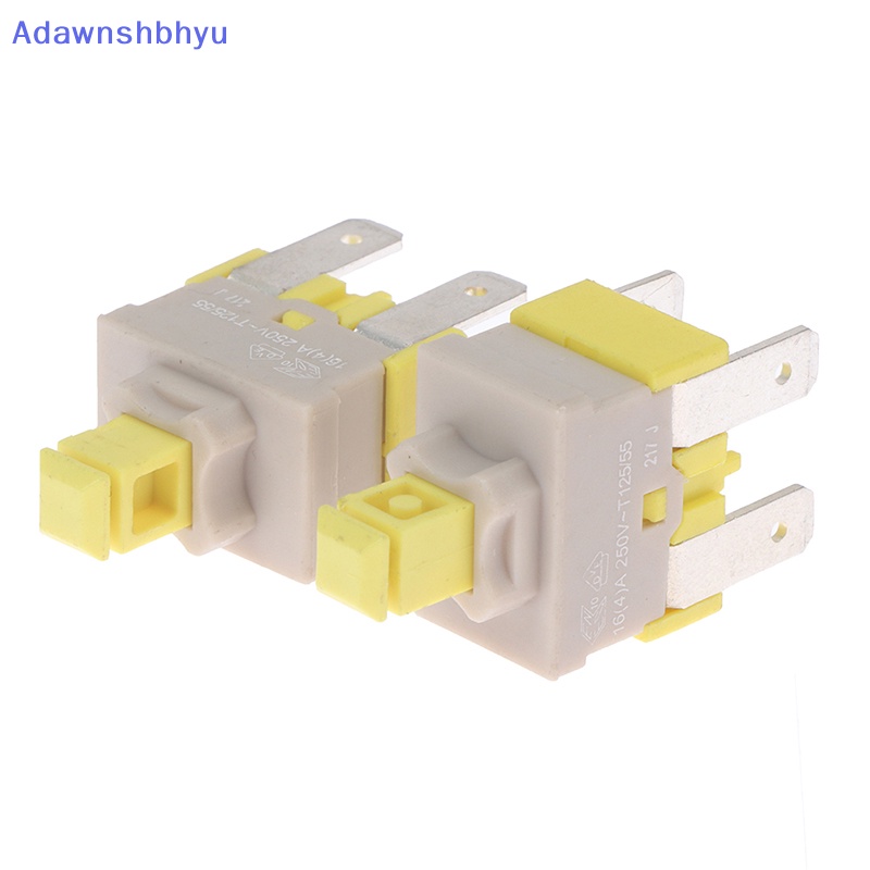 Adhyu E-Switch PA512C Self-locking Switch 4pin Mesin Cuci Piring Vacuum Cleaner Tombol Daya ID