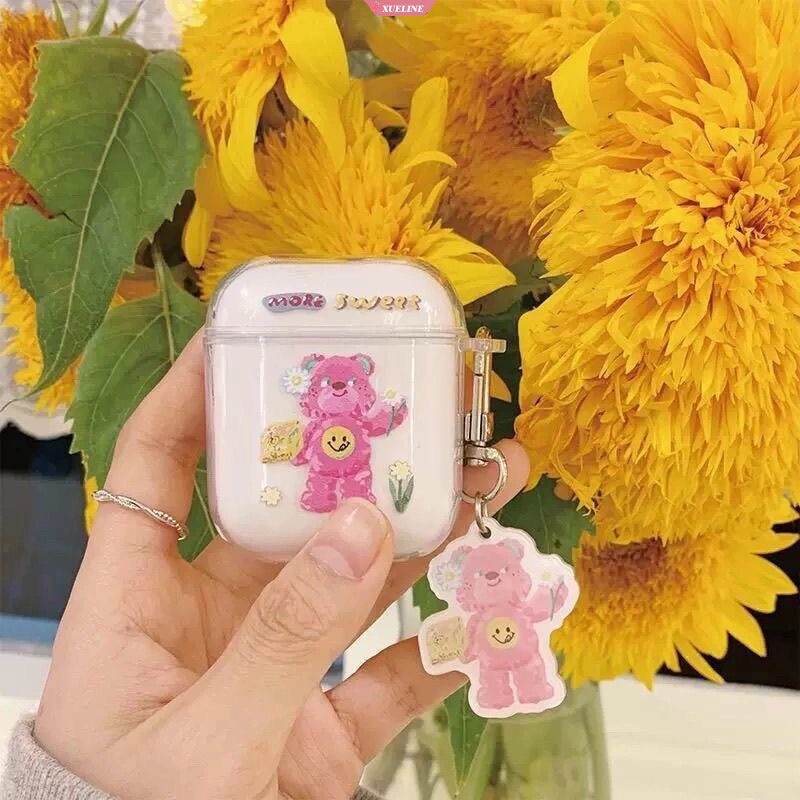 Sanrio Cinnamoroll Pink Earphone Case Untuk Airpod Pro 3 2 1 2nd Airpod Case Charging Box Penutup Pelindung Headphone Lucu [ZXL]