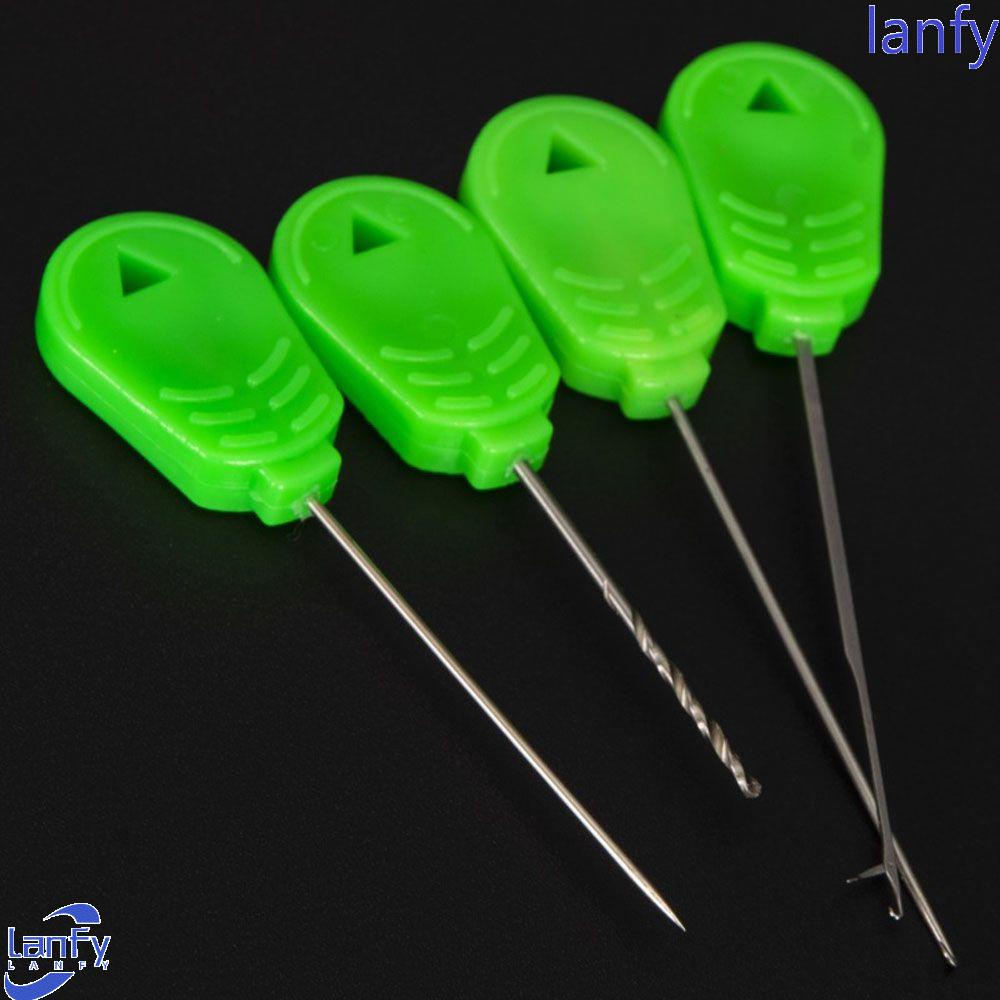 Lanfy Baiting Needle Set 4 Pcs Kail Pancing Bor Tackle Aksesoris Baiting Rig Alat Pegangan Kit