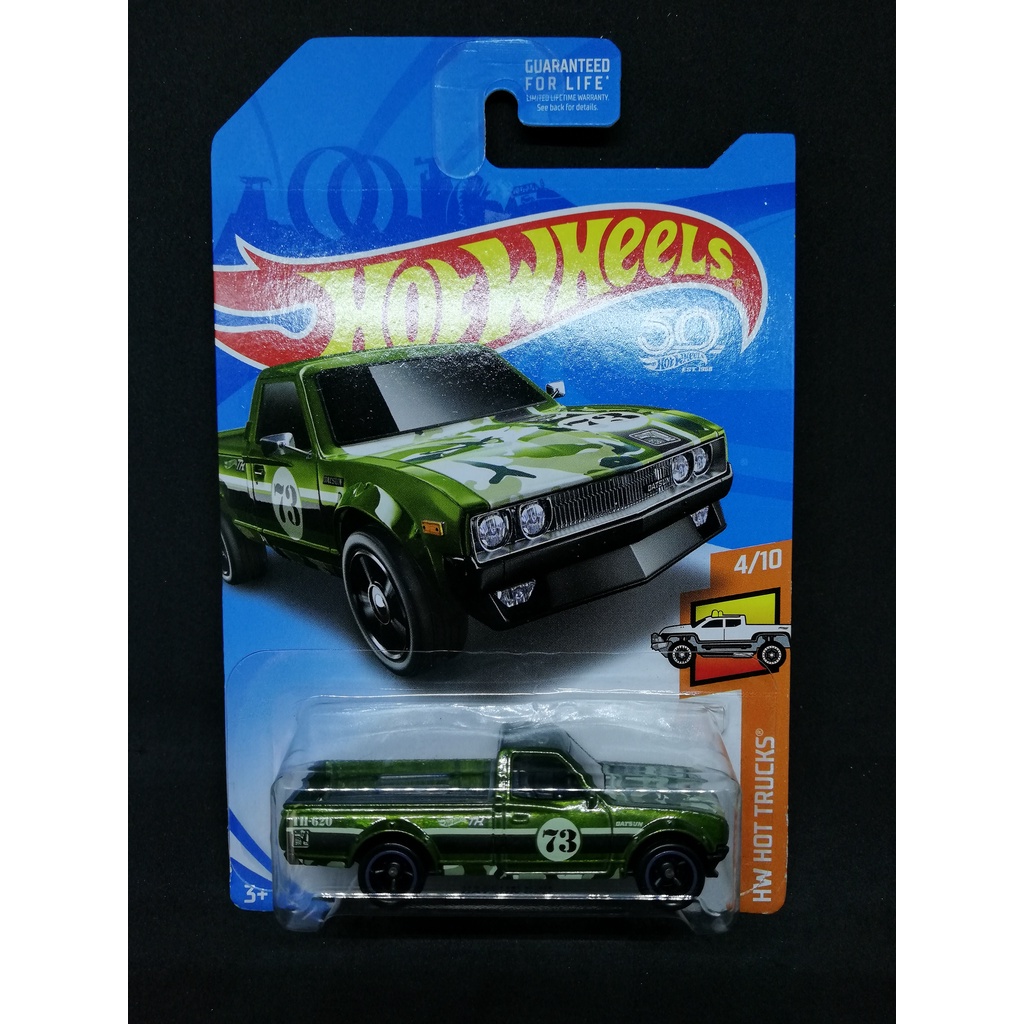 HOT WHEELS DATSUN 620 SUPER TREASURE HUNT US CARD