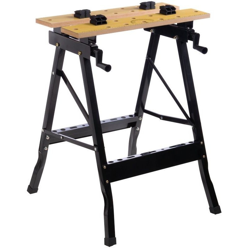 Portable workbench saw - meja tukang kayu craft - meja kuda kuda  work bench max 100kg meja kerja Lipat - Foldable  YUKIDO