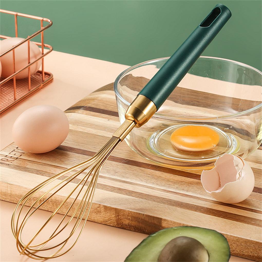 Pengocok Telur Genggam Manual Kecil Whisk Kue DIY Pengaduk Mixer Milk Frother Home Kitchen Bar Bakery Tools Perlengkapan Masak