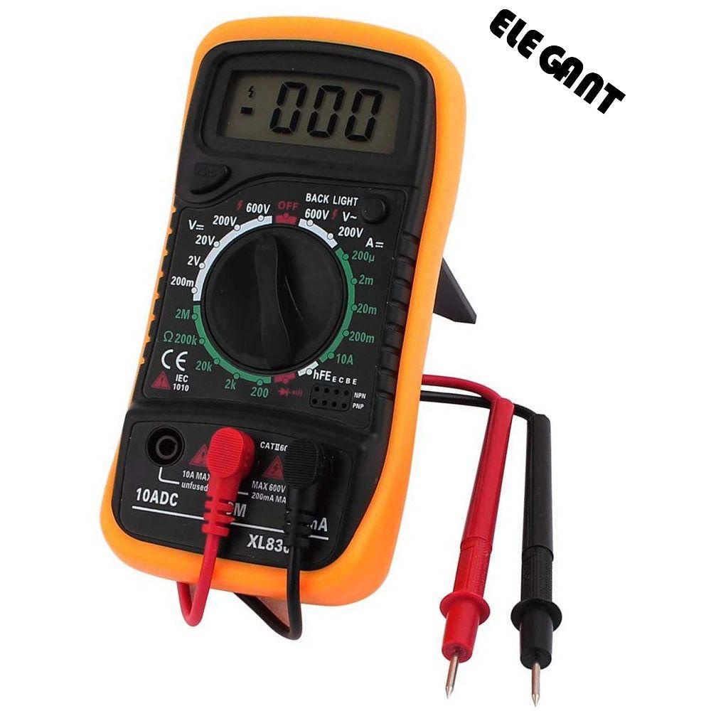 [Elegan] Multimeter Digital XL830L LCD Ammeter Voltmeter Current Tester Voltage Tester Detektor Tegangan Kapasitansi Tester