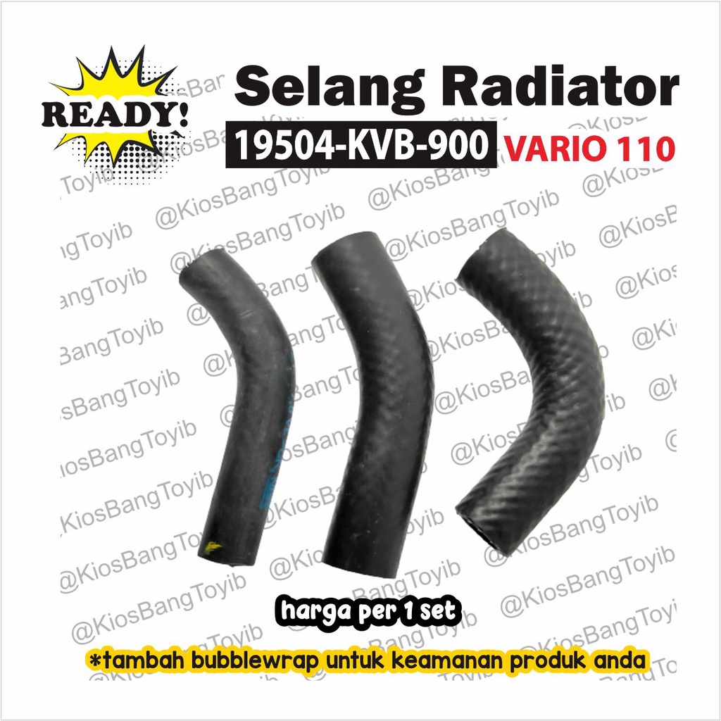 Selang Slang Radiator Assy Set Honda VARIO 110 CW Karbu (19504-KVB)