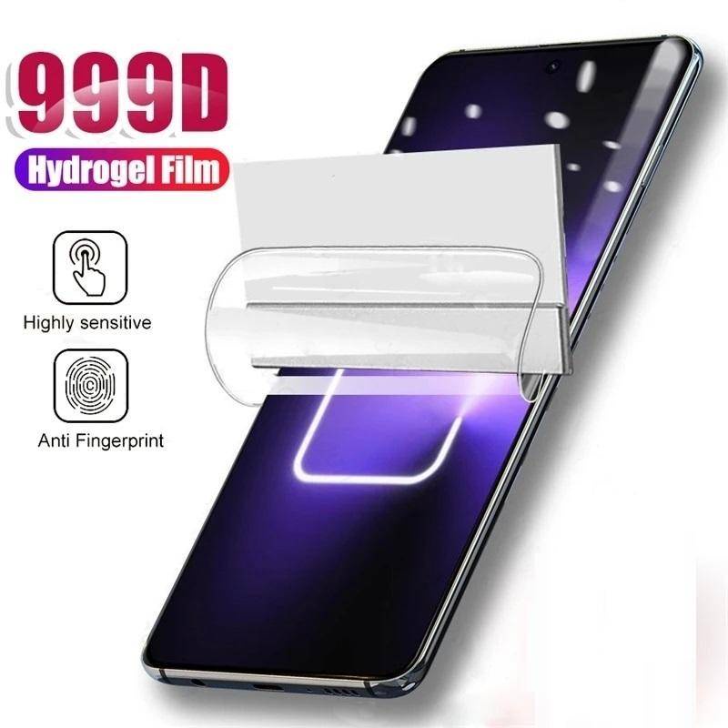 4pcs Untuk OPPO Realme C12 C11 C17 C1 C15 C17 C2 C2S C20 C20A HD Hydrogel Film Untuk Realme C21Y C25 C3 C30 C30S C31 C33 C35 C3i C55 Anti Cahaya Biru Pelindung Layar Cover Film