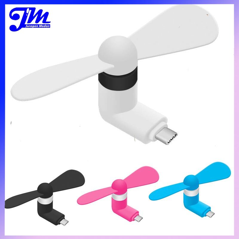 Mini USB fan Kipas OTG TYPE C USB Kipas angin Handphone Kipas angin Hp USB Mini Fan Handphone
