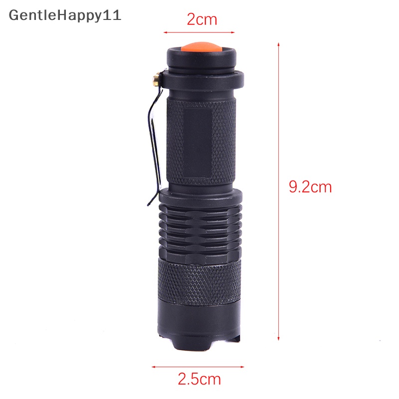 Gentlehappy Senter LED Lampu Balok Merah/Hijau/Biru Night Vision Torch Untuk Camping Hung id