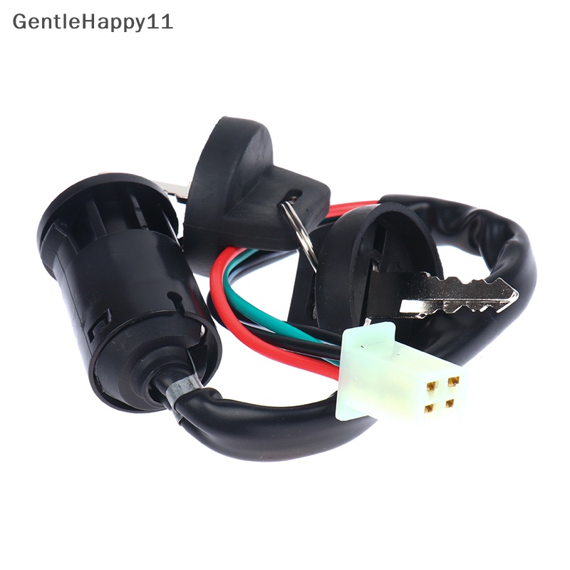 Gentlehappy Saklar Barel Pengapian Universal 4kabel Dengan 2kunci Untuk Motor Sepeda ATV id