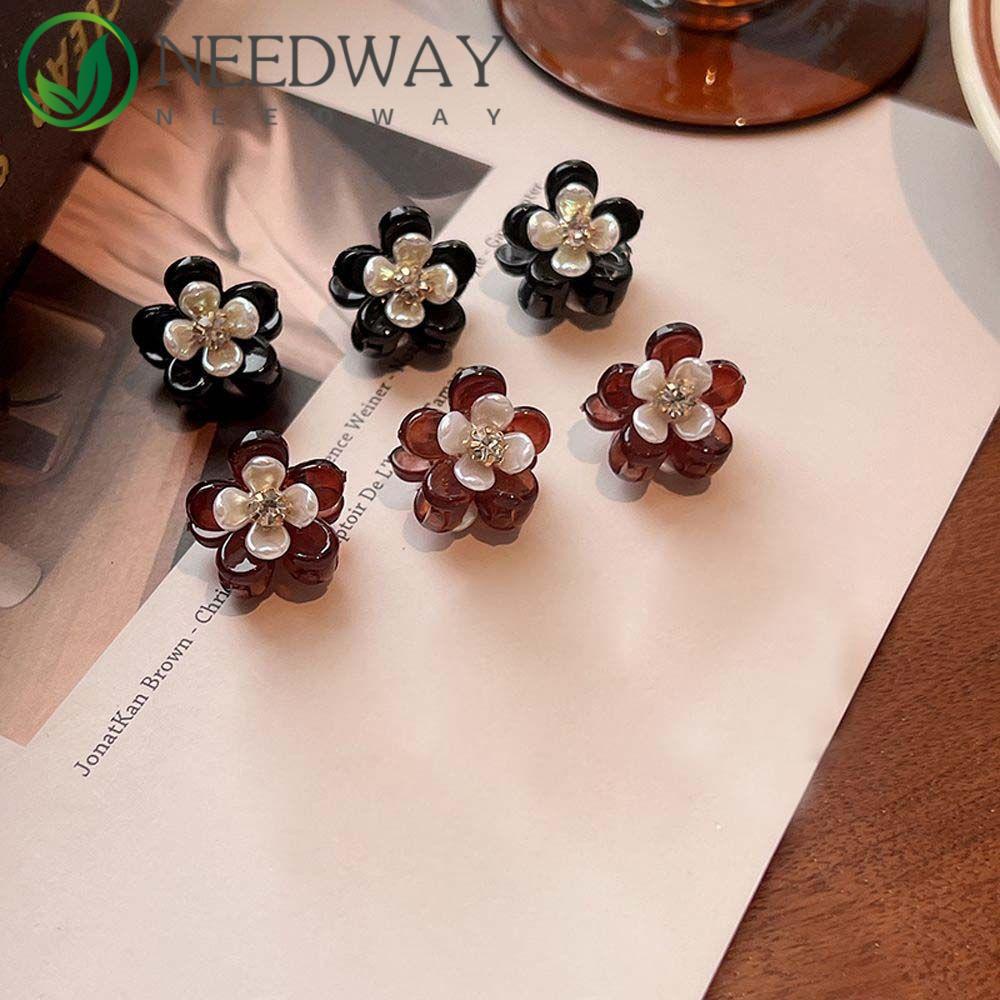 Needway   Perempuan Jepit Rambut Peri Vintage Hadiah Lucu Indah Retro Mini Hair Claw