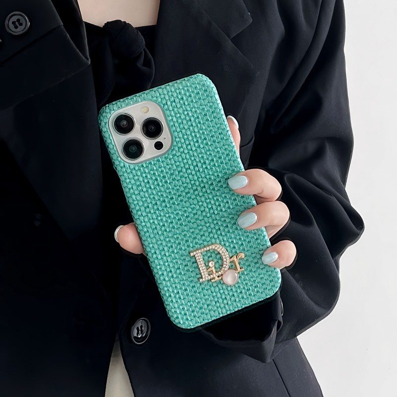 Luxury woven pattern Classical Bling Sparkly Phone Case for IPhone 11 13 12 14 PRO Max 14 Plus Phone Case for Women Girl DR