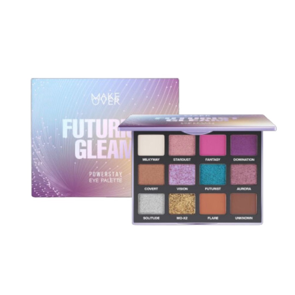 Make Over Powerstay Eye Palette 12x1.5gr - Futurist Gleam - Hall Of Stars | Eyeshadow - Eye Shadow