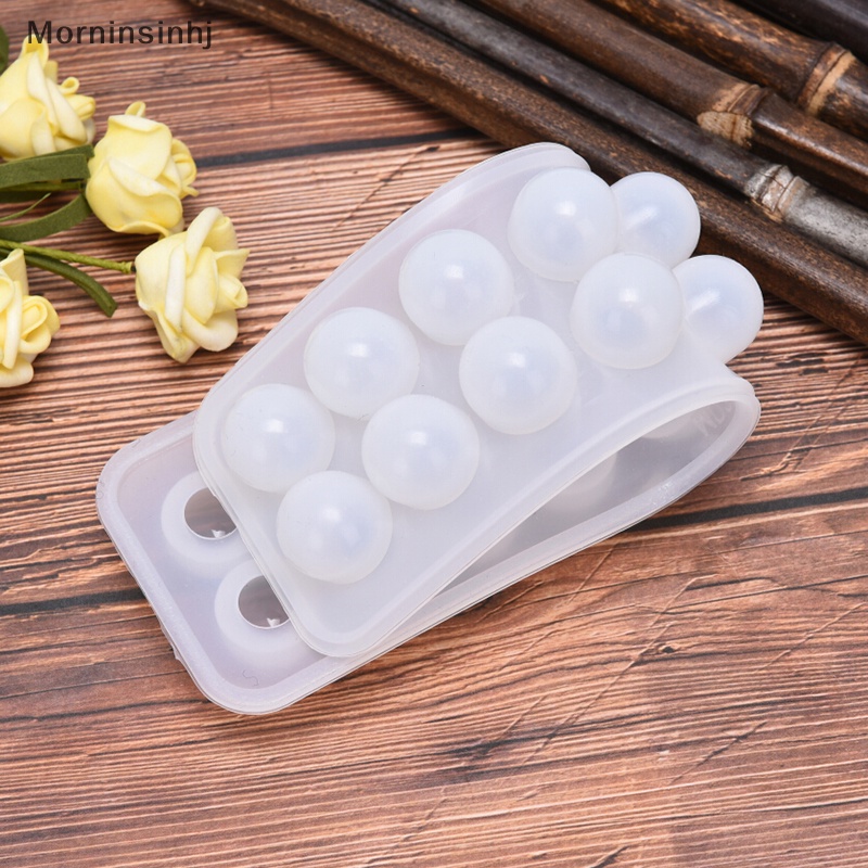 Mornin Resin Silicone Ball Beads Mold Liontin Cetakan DIY Craft Membuat Perhiasan Alat id