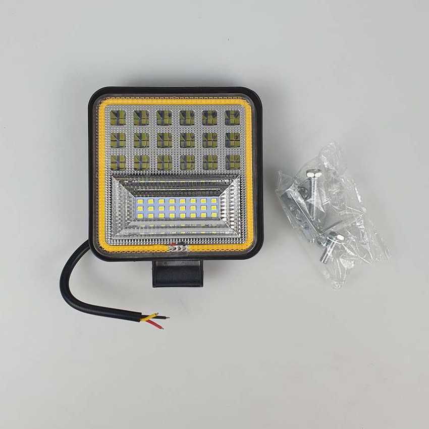 TD - LMP AILEO Lampu Sorot Offroad Floodlight Waterproof 42 LED Cool White 126W - C126