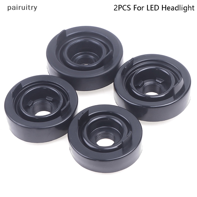 Prt 2PC Bohlam Lampu Depan Mobil Universal Penutup Debu Bahan Karet Lembut Untuk LED Headlight PRT