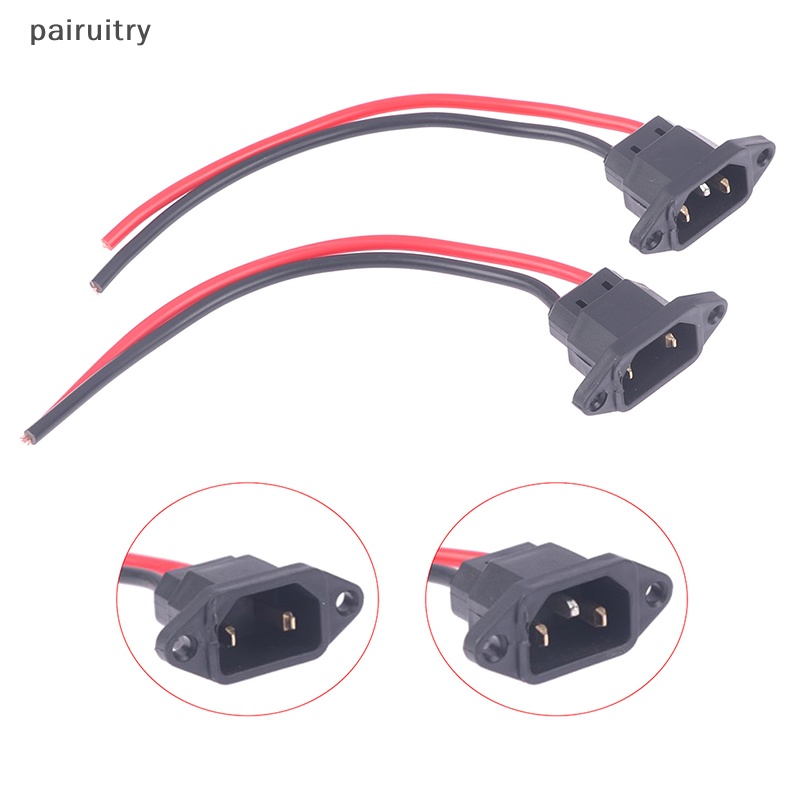 Prt High Quality Port Charger Sepeda Skuter Listrik2/ 3Pin Plug Connector Jack Socket Aman Dan Tahan Lama PRT