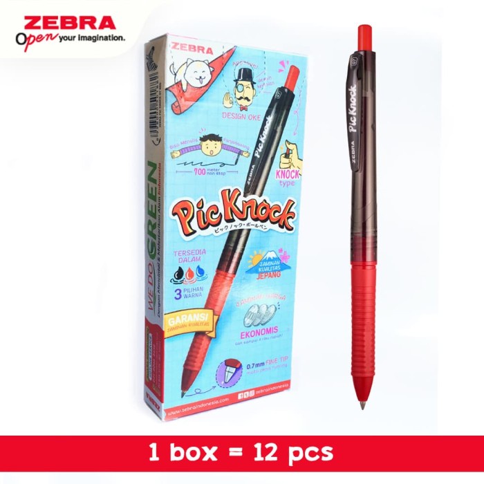 

ZEBRA Picknock 1 Lusin - Biru