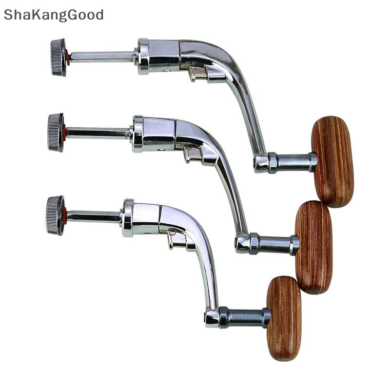 Skid Stabil Saklar Tahan Lama Kiri Kanan Aksesoris Lipat Rocker Handle Gulungan Pancing Metal Shaker Fishing Reel Rocker SKK