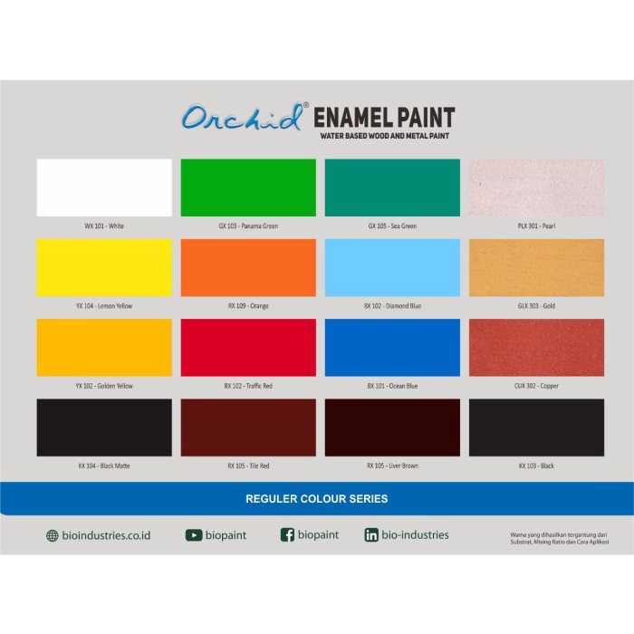

Cat Enamel Water based Wood and metal paint orchid 400gr