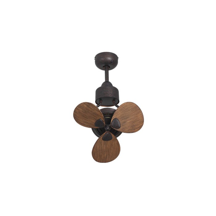 KIPAS ANGIN GANTUNG PLAFON MT EDMA 15IN MINI2 WALNUT KIPAS PLAFON MINI