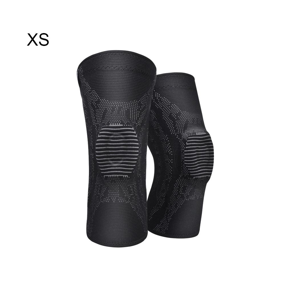 Pelindung Lengan Lutut Dengan Per Penopang Kneepads Breathable Knee Brace Untuk Cedera Gym Basket Security Protection