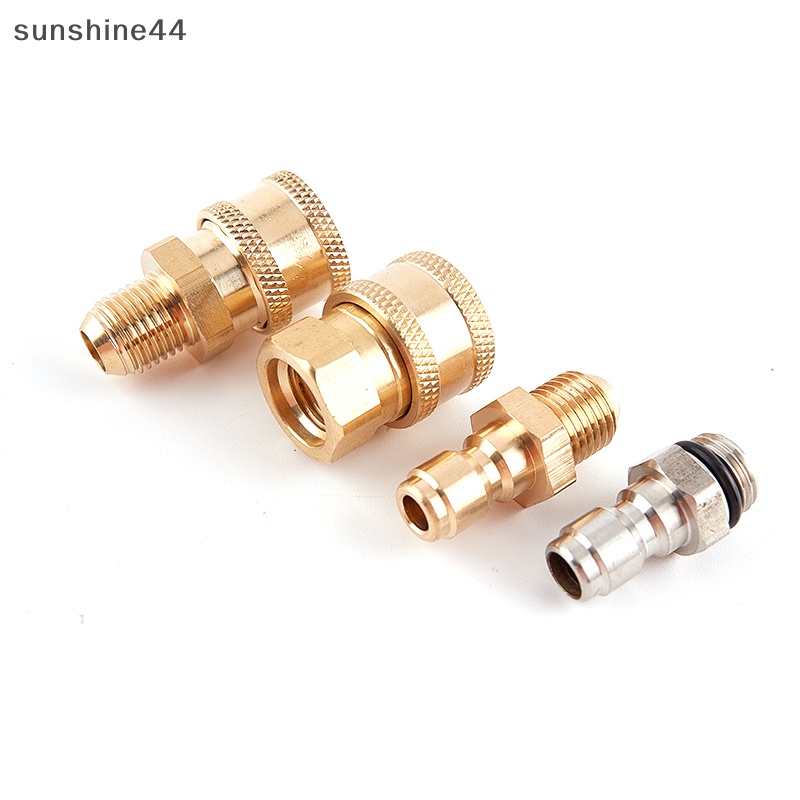 Sunshine Tembaga1 /4 Mesin Cuci Tekanan Tinggi Quick Coupling Water Gun Hydraulic Coupler ID