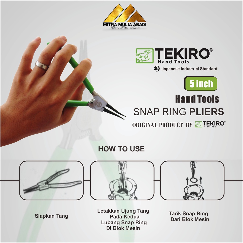 TEKIRO TANG SNAP RING ES  5&quot; I TANG SNAPRING TEKIRO ES 5&quot;