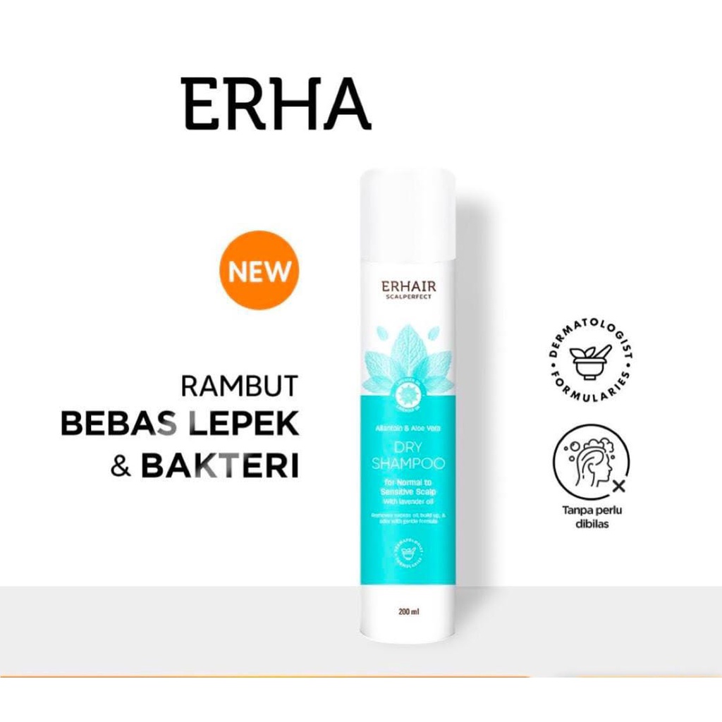 Erha- Erhair Scalperfect Dry Shampo Allantoin & Aloe Vera For Normal To Sensitiv Scalp 200Ml