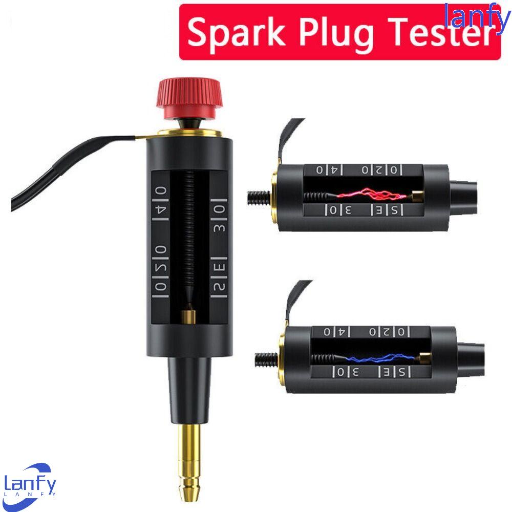 Lanfy Spark Plug Tester Motor Mesin Potong Rumput Coil-on Plug Car Circuit Diagnostic Test Pensil Alat Perbaikan Mobil Adjustable Spark Test Tool