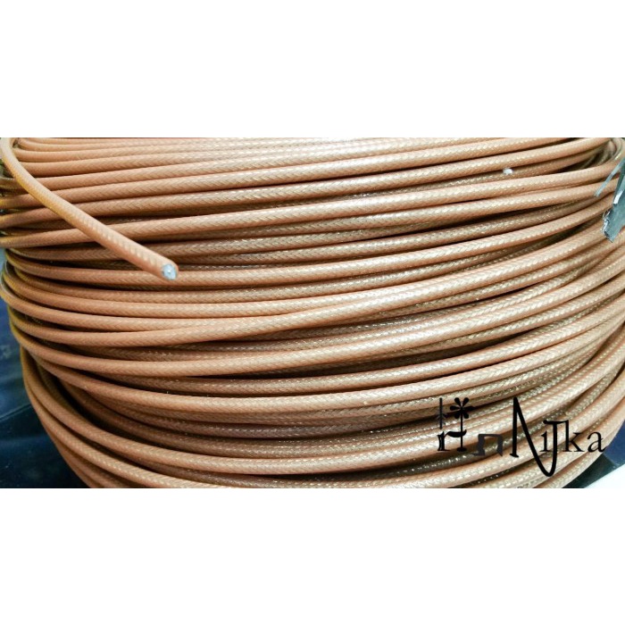 Kabel Teflon RG-58 Tembaga Full Tunggal RG58