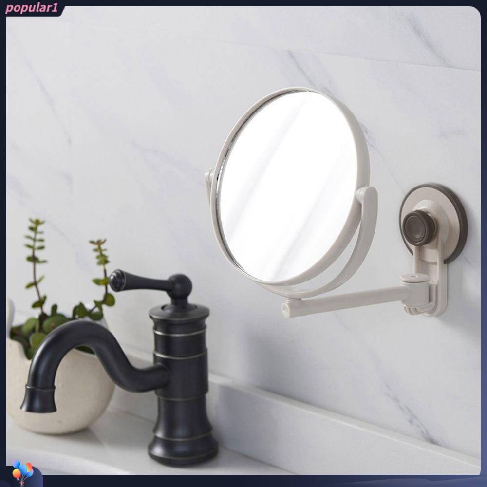 Cermin Rias Populer High-Definition360° Rotating Vacuum Suction Wall Hang Aksesoris Mandi Perlengkapan Makeup Lipat
