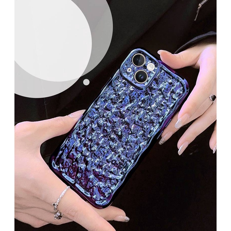 Luxury Sparkly Bling Electroplated Stone pattern Soft Case IPhone 11 12 13 14 Pro Max Women's Fashion Gift Pink Rose gold Fashion