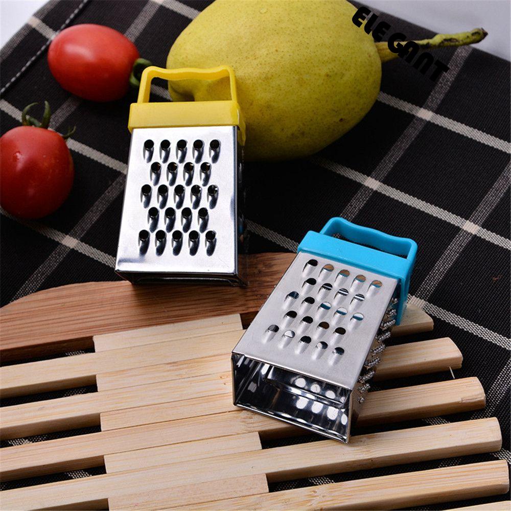 [Elegan] Parutan Kotak Dengan Pegangan Multifungsi Cheese Slicer Cutter Shredder Untuk Penggiling Bawang Putih Kentang