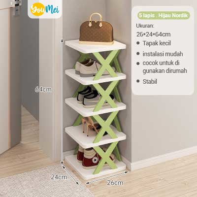 Rak Sepatu Susun / Shoe Rack Sandal Holder Serbaguna - 1102