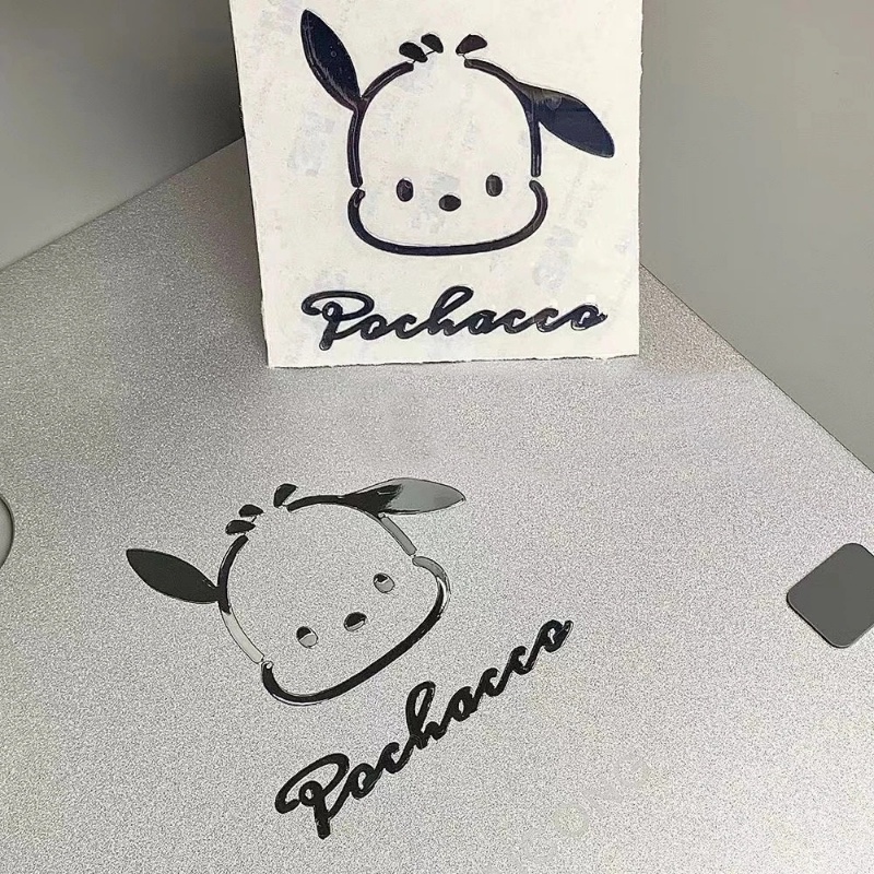 [Harga Grosir] Kartun Lucu Pacha Anjing Stiker Logam Ins Gaya Seri Sanrio Stiker Logam Dekoratif Tahan Air Stiker Stiker Logam Untuk Dekorasi Kamar Komputer Ponsel