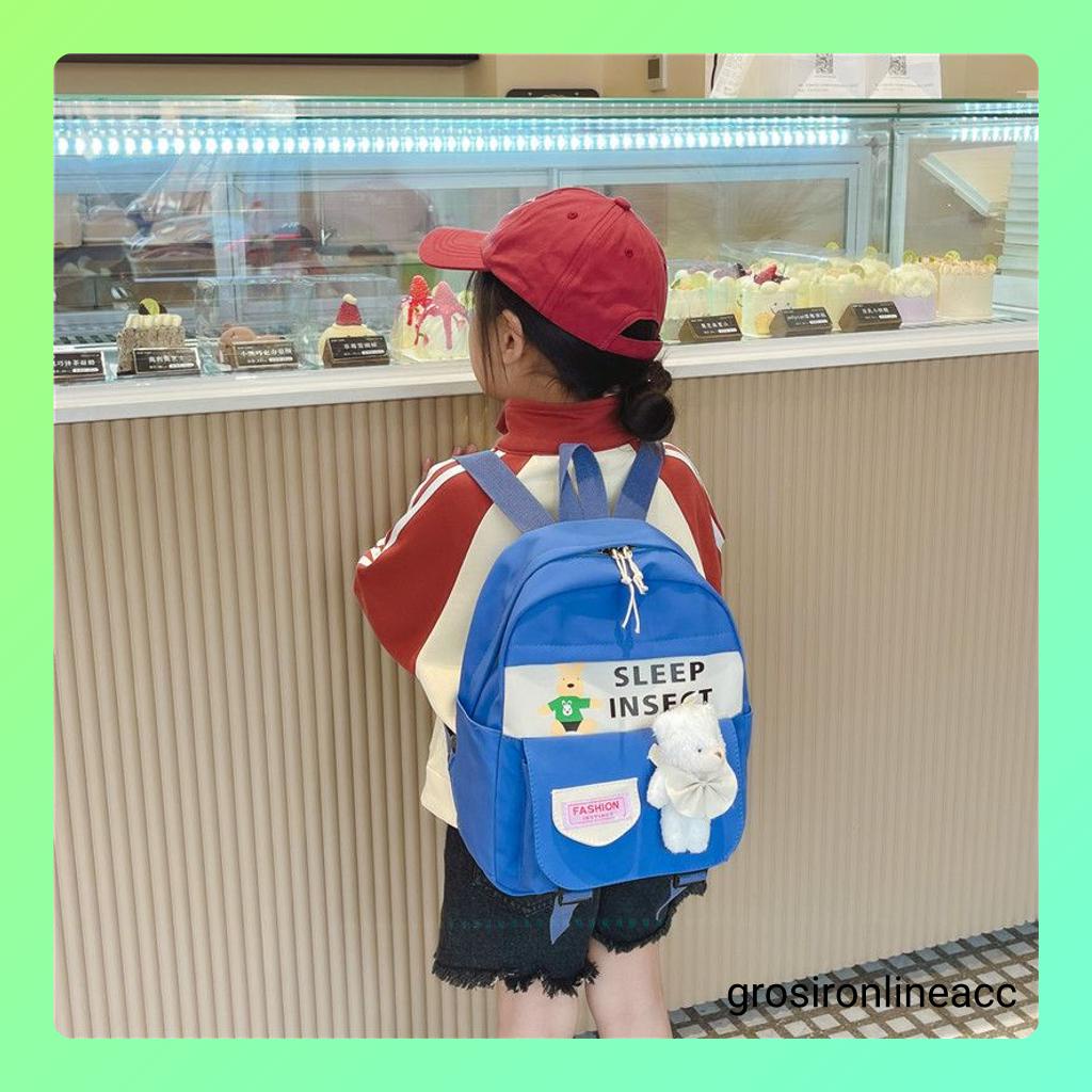 NEW Ransel anak punggung sekolah jalan mall travelling travel FT72 24 x 10.5 x 31 cm