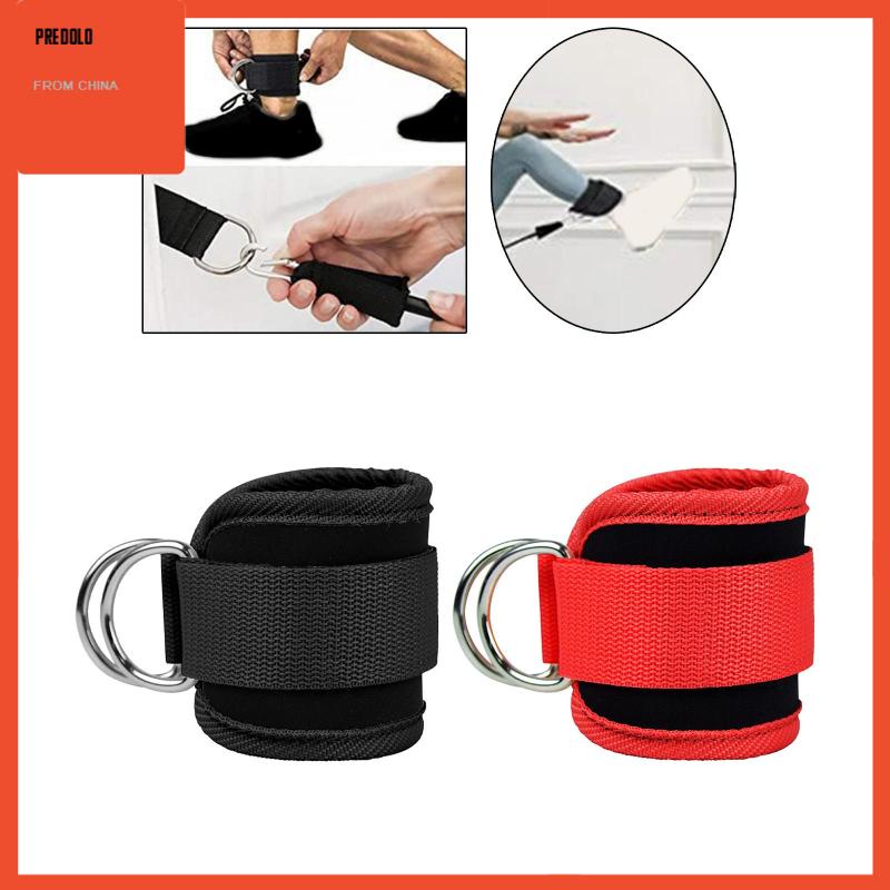 [Predolo] Ankle Strap Wanita Pria Peralatan Workout Senam Tubuh Bagian Bawah Resistance Band