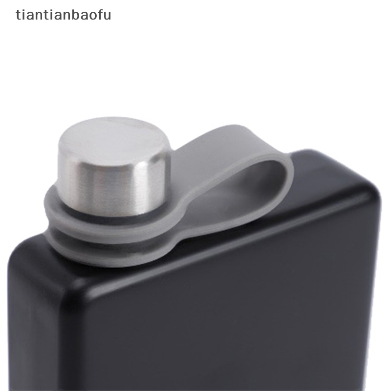 [tiantianbaofu] Termos Pinggul Bahan Stainless Steel Untuk Whiskey 9oz Hip Flask Dengan Corong Anti Bocor Flask Boutique