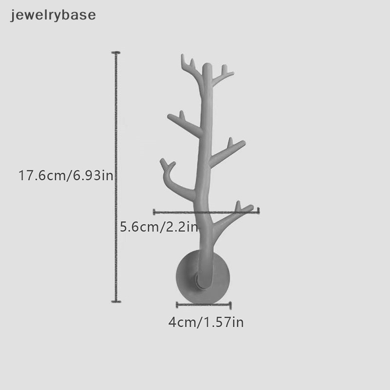 [jewelrybase] Cabang Hook Wall Decor Tempat Kunci Organier Penyimpanan Kait Tempel Coat Rack Hanger Butik