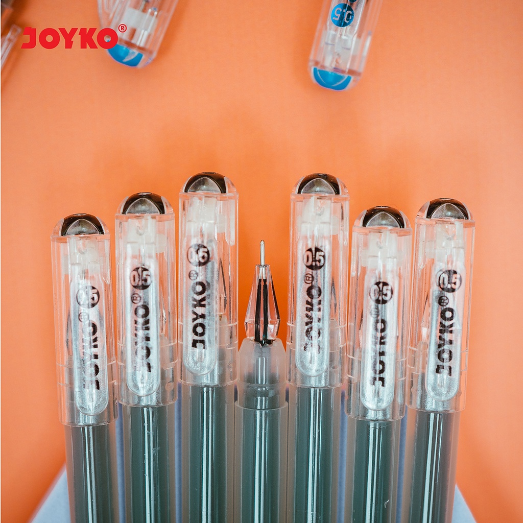 IDOLAKU Pulpen Joyko GP 212 Set 3 Hitam ( Isi 3 Pcs)