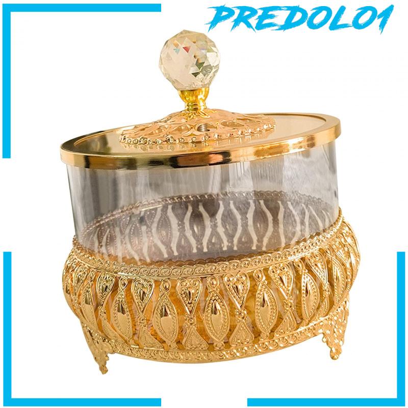 [Predolo1] Toples Penyimpanan Kaca Dekorasi Hiasan Pajangan Bening Untuk Pernikahan Liburan