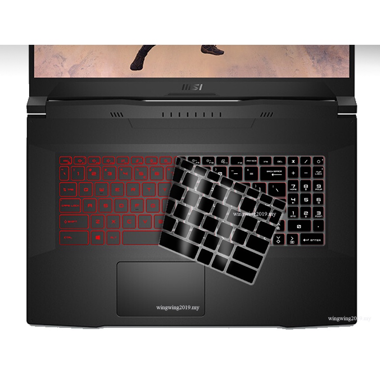 Untuk MSI GL76 Katana GF66 2021msi GL66 Pulse Katana GF76 Silikon Keyboard Cover Kulit Pelindung Laptop Gaming