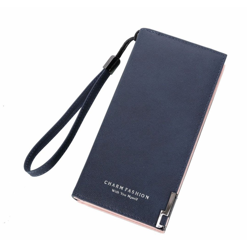 ONLINESAYA - DOMPET PANJANG GIANNA WA004P3 FASHION WANITA KULIT PINK PREMIUM BESAR