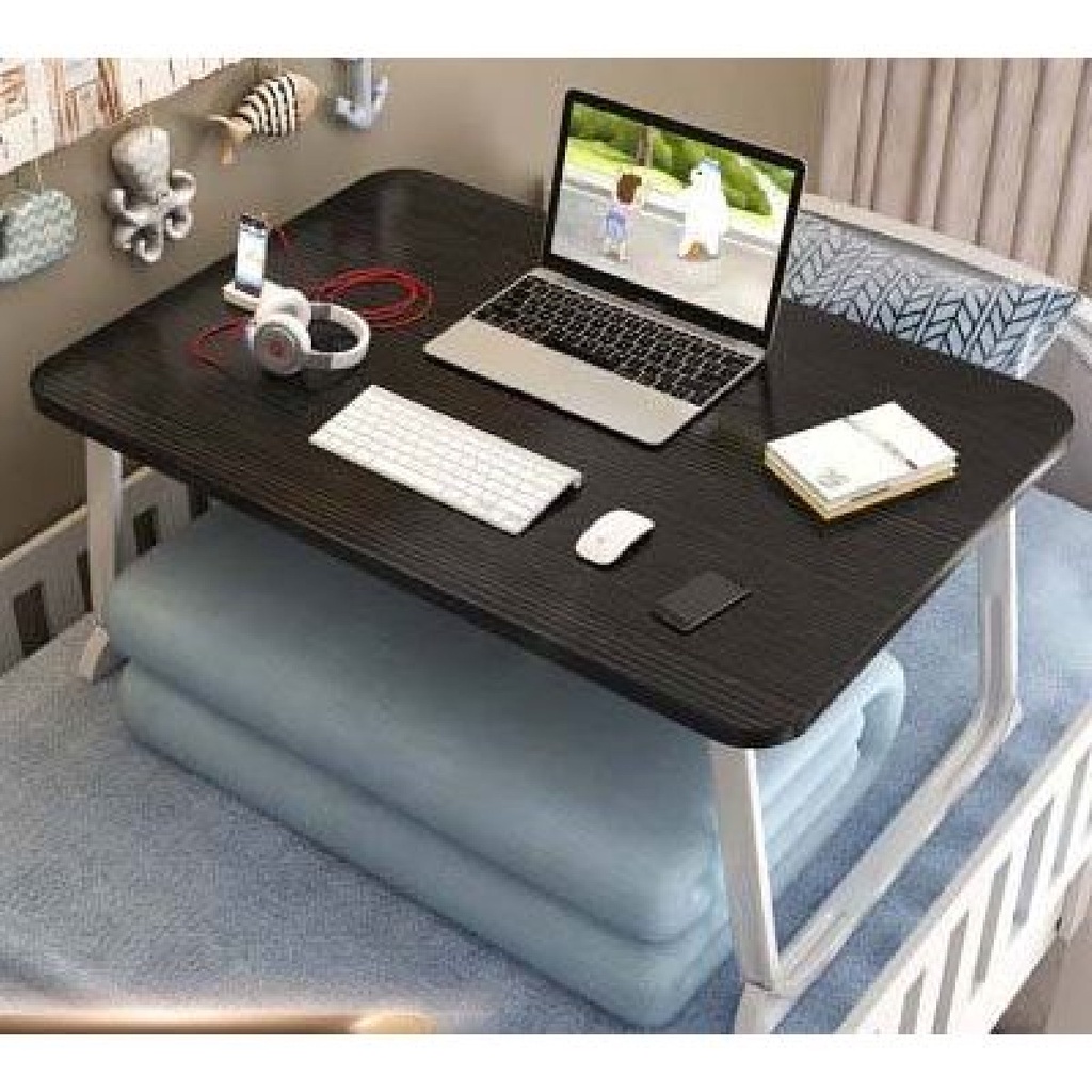 Meja Lipat Laptop Belajar Foldable Bed Table Multifungsi Kaki Desain U