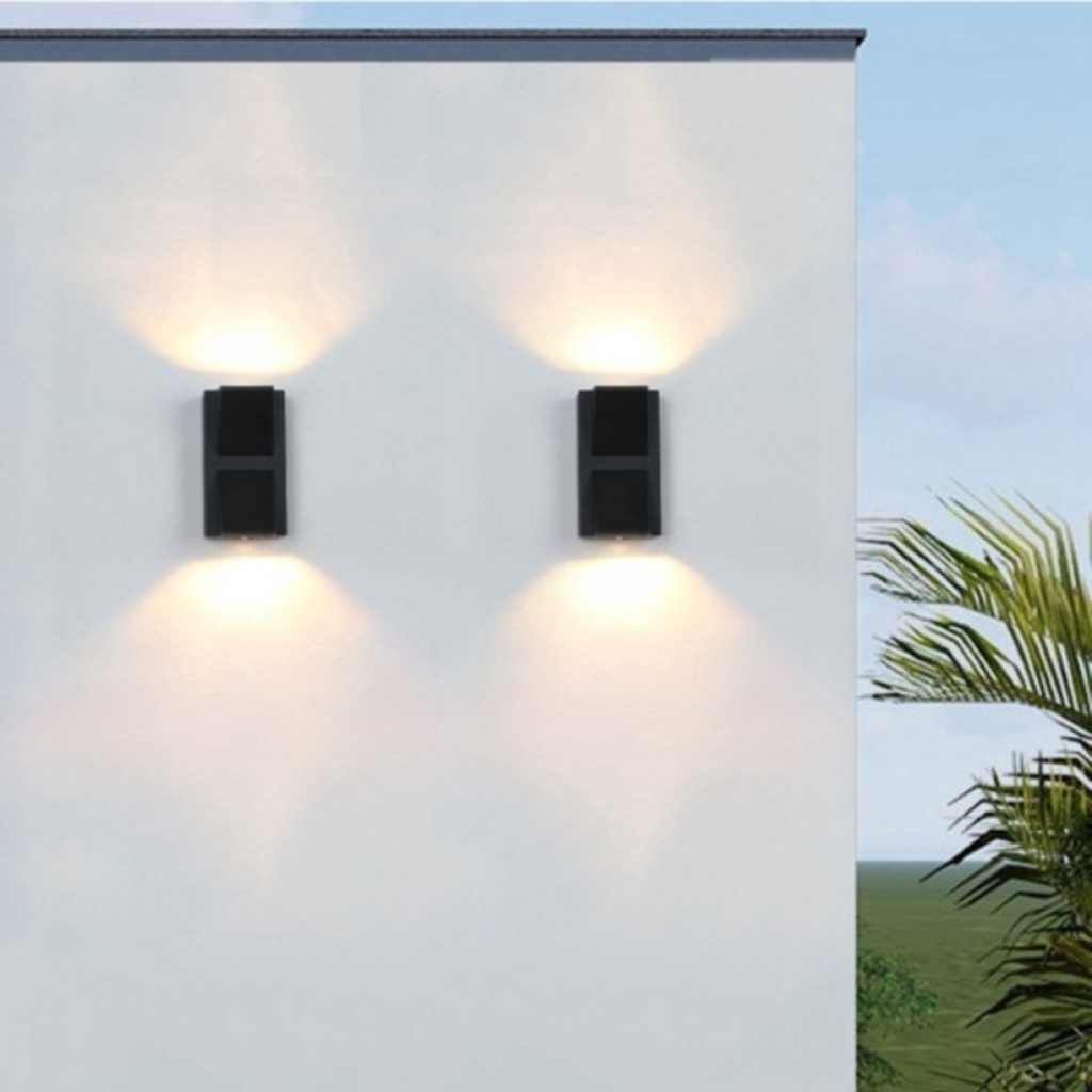 TaffLED Lampu Dinding Hias Outdoor Aluminium Waterproof 6W - WD079