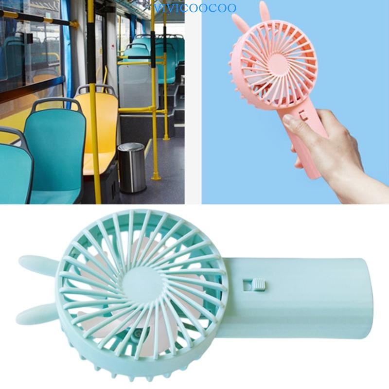 Vivi Travel Portable Fan Kipas Angin Mini Genggam Tenaga Baterai AA Kipas Pendingin Super Mute