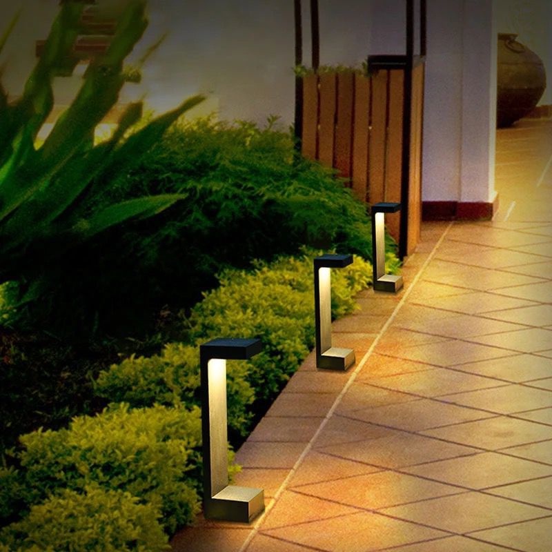 Lampu Hias Taman Minimalis Lampu Pilar Pagar Standing Dekorasi Rumput Coffee Outdoor Anti Hujan