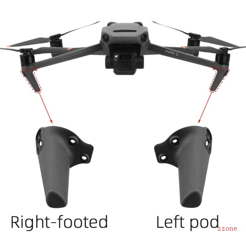 Zzz Kaki Gear Pendaratan Bagian Depan Kiri Kanan Ringan Untuk Mavic3 Mavic 3kaki Drone Klasik Pengganti Leg Feet Stan