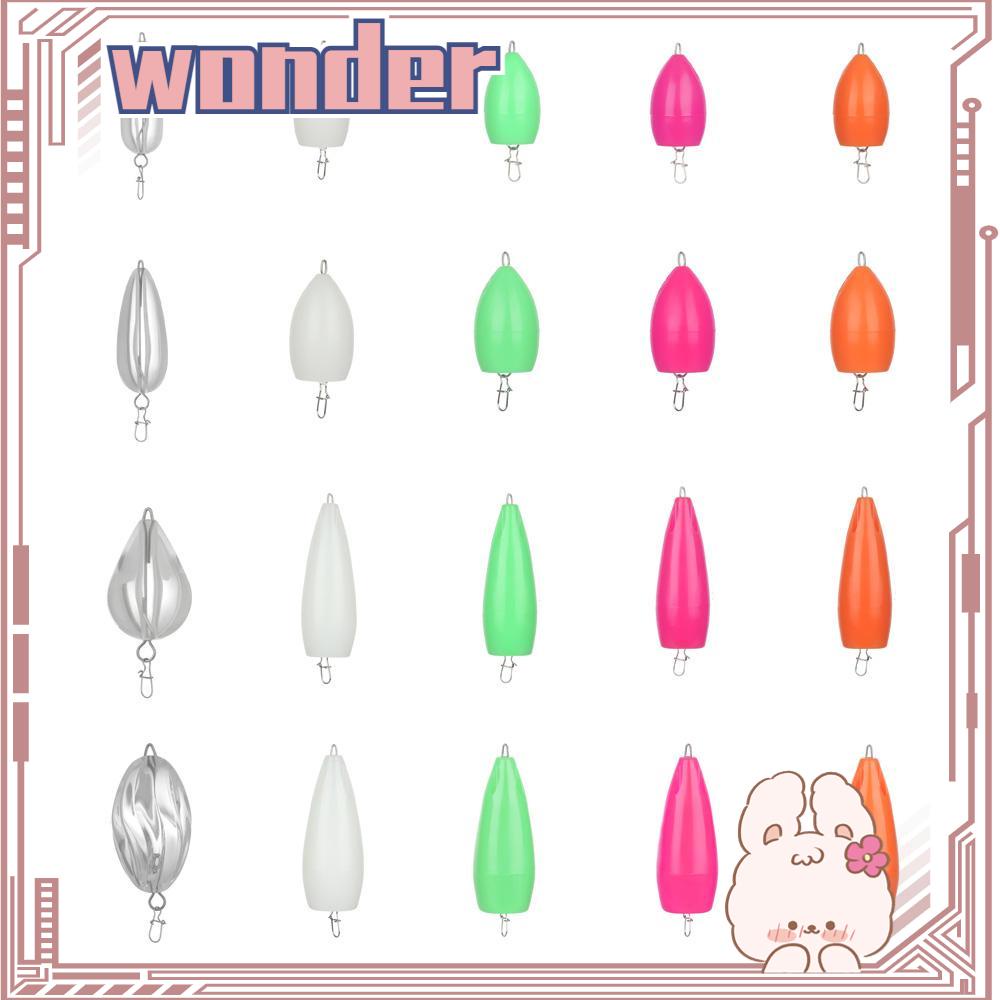 Wonder 10PCS Asisten Tembakan Memancing Lalat Dengan pin Hot Tackle Bead Long Cast Assistor