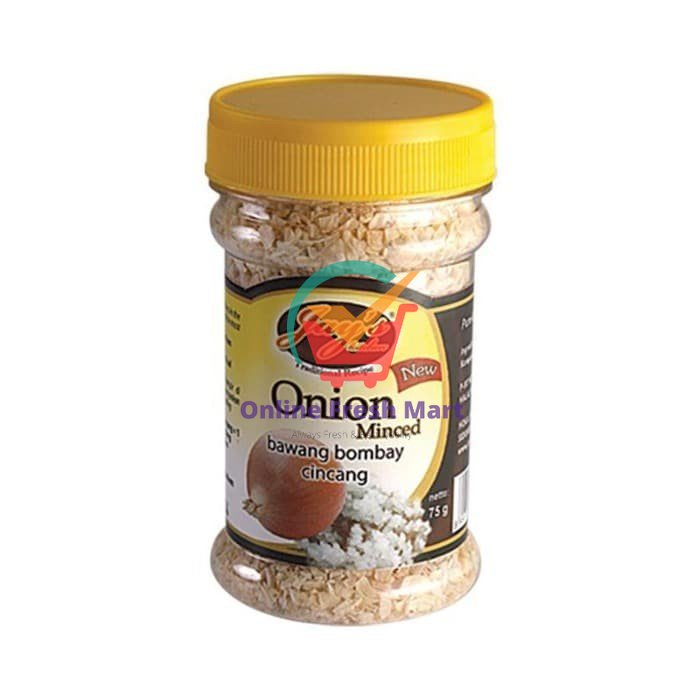 

Jay's Onion Minced / Bawang Bombay Cincang 75 gr - Online Fresh Mart Denpasar
